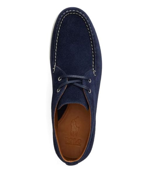 Polo Ralph Lauren Blue Merton Derby Shoes for men