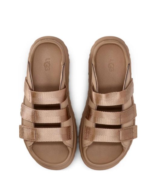 Ugg Brown "Goldenglow Slide" Mule
