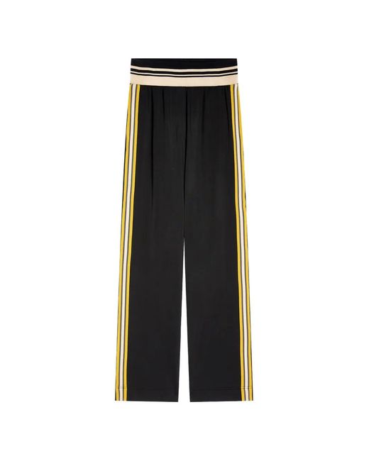 Dries Van Noten Black Jersey Track Pants