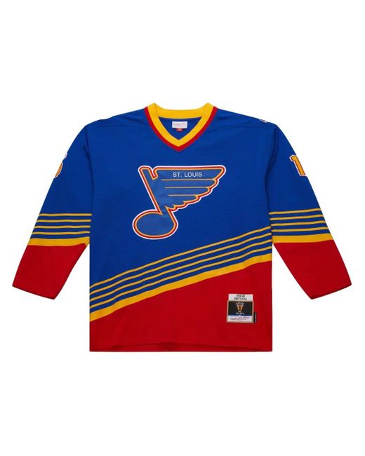 Mitchell & Ness Nhl Dark "Blues 1995 Brett Hull" Jersey for men