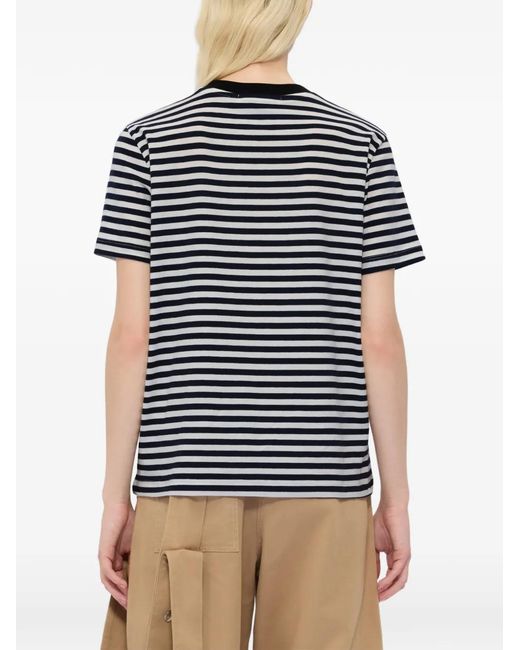 Camiseta A Rayas MSGM de color Blue