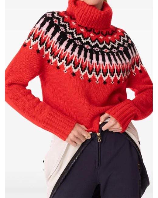 Bogner Red Ingrid Sweater
