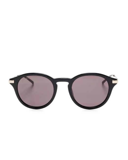 Gucci Black Sonnenbrille Mit Rundem Gestell