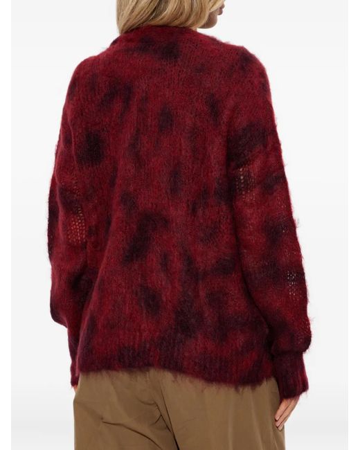 Isabel Marant Red Mahel Cardigan