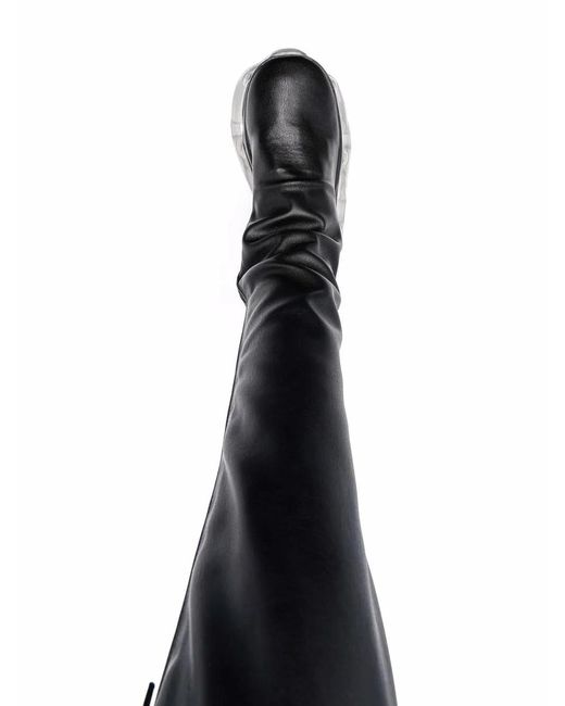 Swear Black Air Revive Over-The-Knee Platform Boots