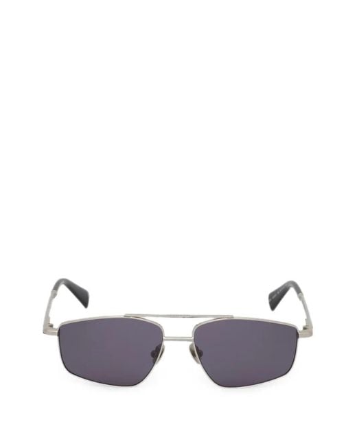 AllSaints Metallic Virgo Geometric-Frame Sunglasses
