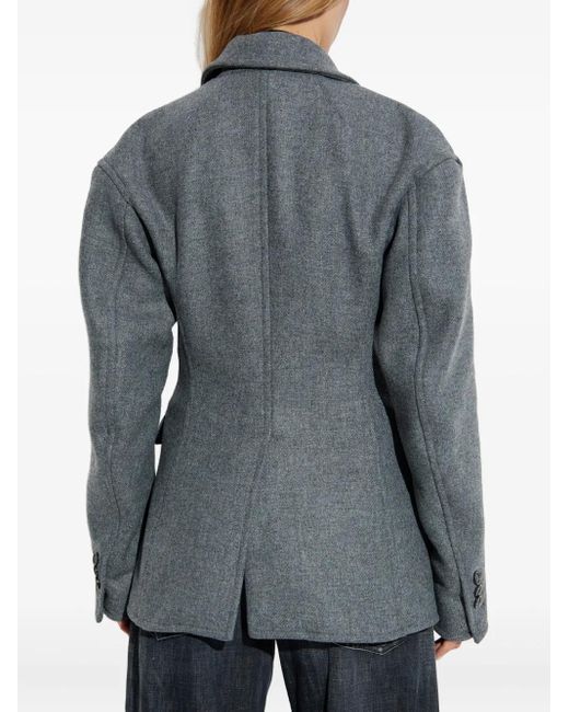 DSquared² Blue Relaxed Double Jacket