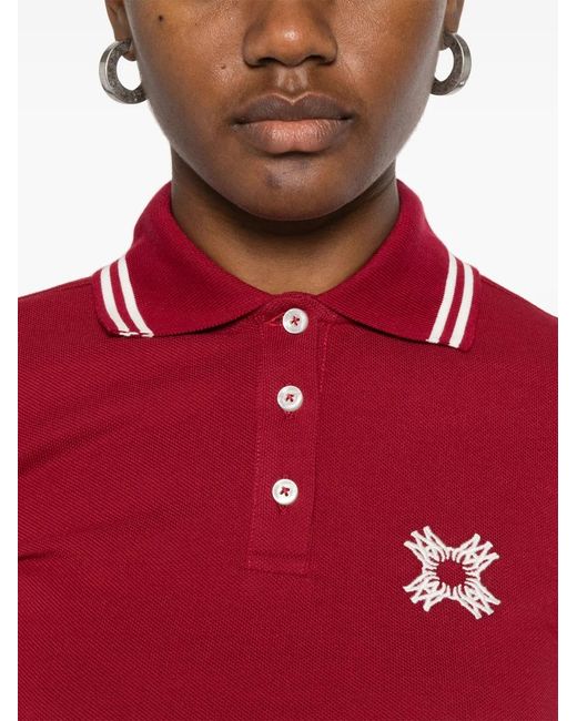 Amiri Red Polo Shirts