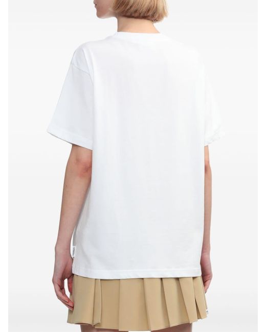 Chocoolate White T-Shirt mit grafischem Print