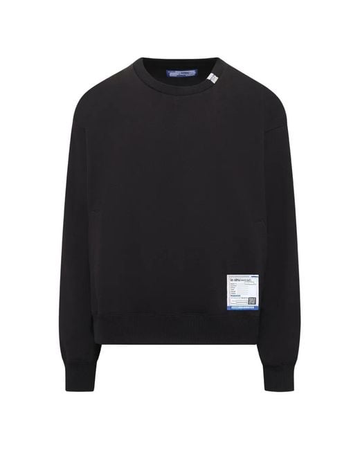 Maison Mihara Yasuhiro Black Instrumental Logo-Patch Sweater for men