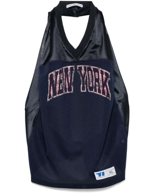 ウェア Alexander wang Aster basketball tanktop Alexander Wang Astar Sequined Basketball Jersey in White | Lyst