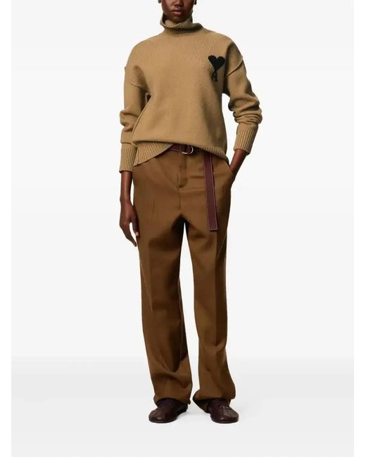 AMI Brown Turtlenecks