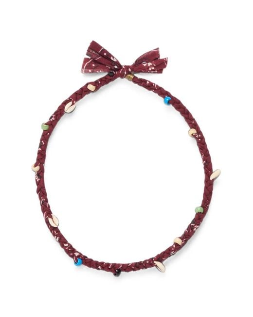 Alanui Metallic Bead-Embellished Necklace