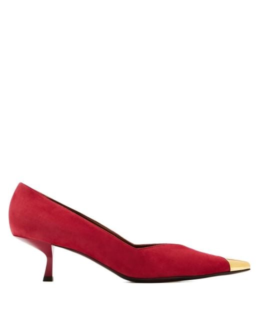Giuseppe Zanotti Melaine 40mm スエードパンプス Red