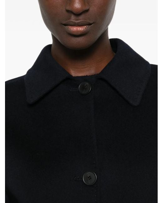 Arma Black Button-Up Cropped Jacket