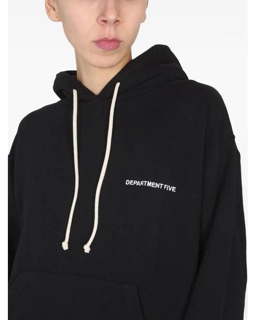 Department 5 Black Drawstring Hoodie