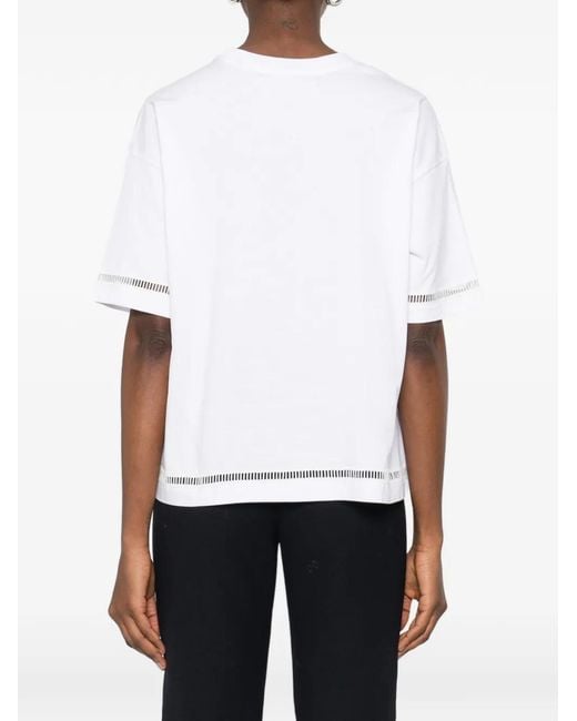 Vivetta White Graphic-Print T-Shirt