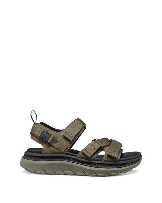 Geox Green Touch-Strap Buckle-Fastening Sandals for men