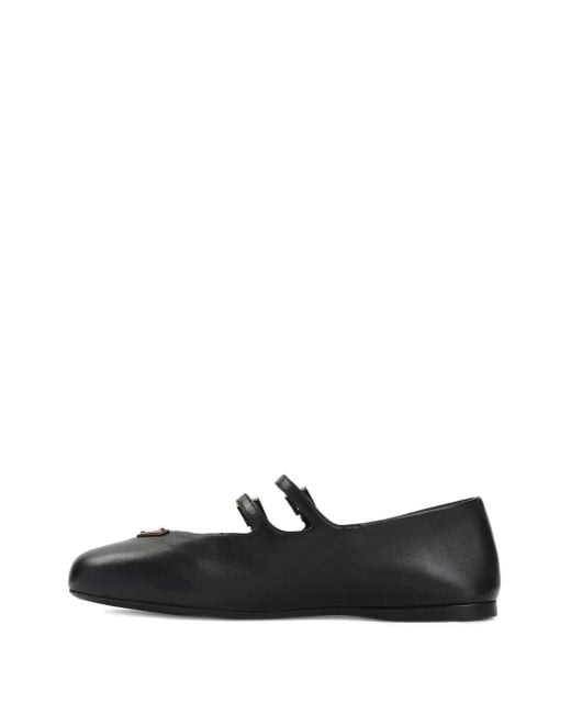 Prada Black Ballet Flats