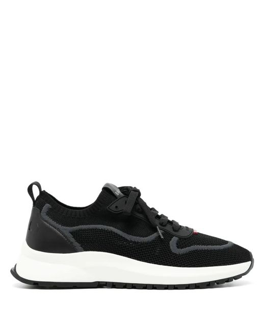 Bally Black Davyn Mesh Sneakers for men