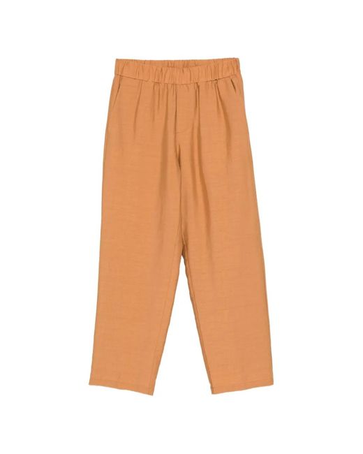 Costumein White Pajma Elasticated Trousers for men