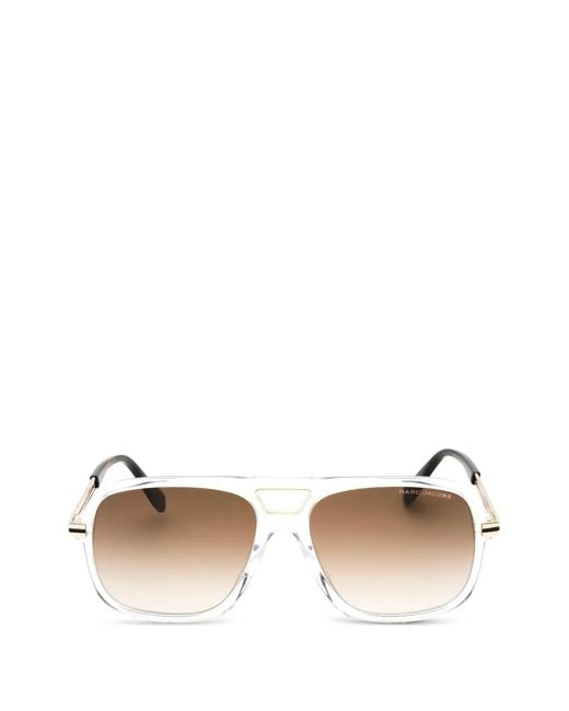 Marc Jacobs Natural Rectangle-Frame Sunglasses for men