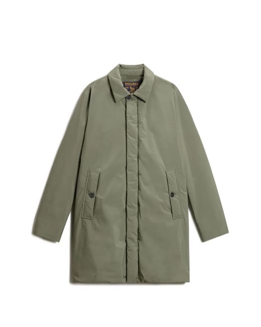 Woolrich Green Cloud Lamar Padded Parka for men