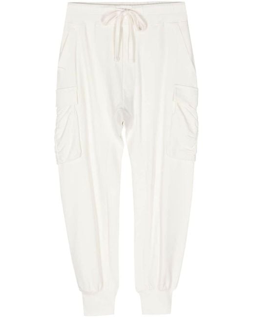 Thom Krom White Cotton-blend Track Pants