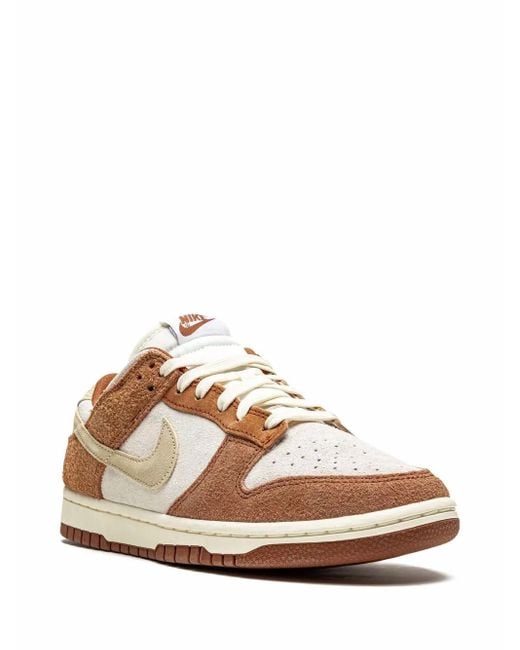 Nike Brown Dunk Low Prm "Medium Curry" Sneakers