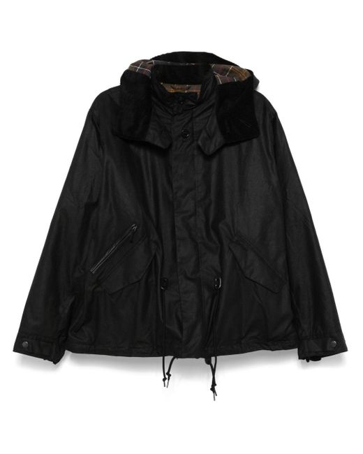 Barbour Black Short Wind Coat for men