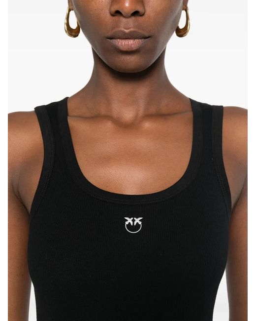 Pinko Black `Calcolatore` Tank Top