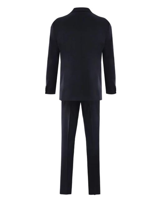 Tagliatore Blue Notched Single-Breasted Suit for men