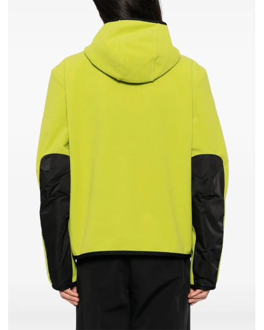 Givenchy Yellow Hooded Fleece Jacket for men