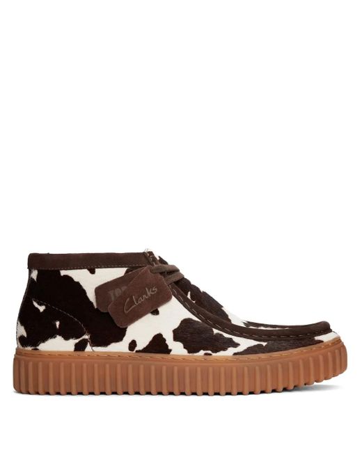 メンズ Clarks Torhill Hi "brown/white" ブーツ