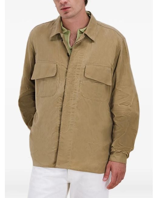 Fortela Natural Mark Pocket Overshirt for men