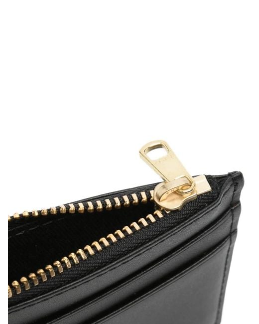 A.P.C. Black Portefeuille À Fermeture Zippée for men