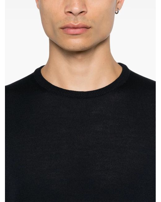 Roberto Collina Wollen Sweater in het Blue voor heren