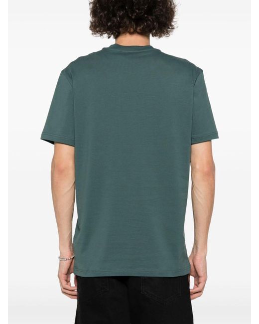 メンズ Moschino ロゴ Tシャツ Green