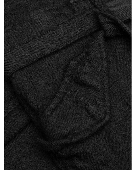 Sacai Black Belted Cargo Trousers for men