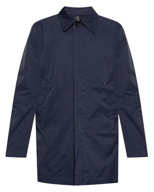 メンズ Paul Smith パーカーコート Blue