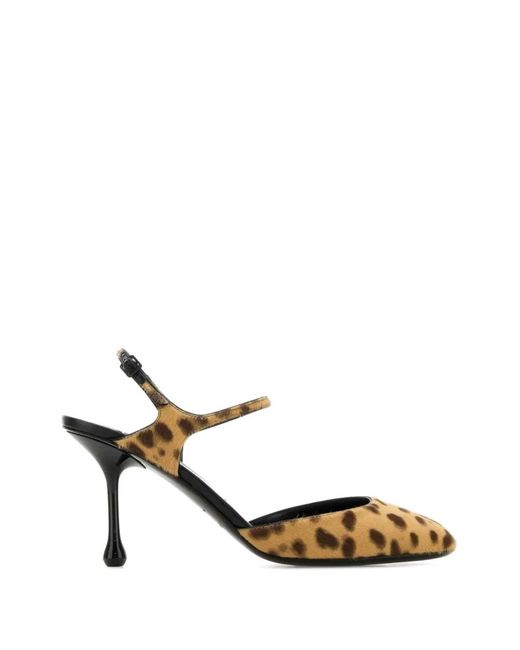 Jimmy Choo Metallic Pixie Pumps Mit Leopardenmuster