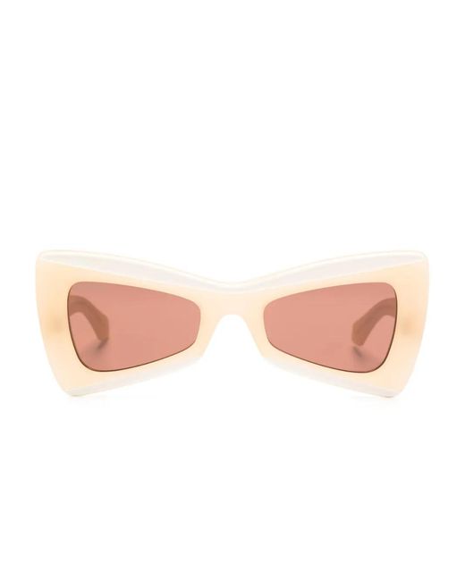 Off-White c/o Virgil Abloh Pink Nashville Geometric Sunglasses