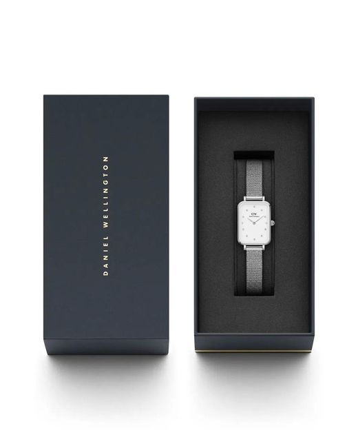 Daniel Wellington White Quadro Pressed Studio Lumine 26Mm