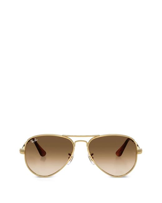 Ray-Ban Natural Aviator Max Pilot-Frame Sunglasses