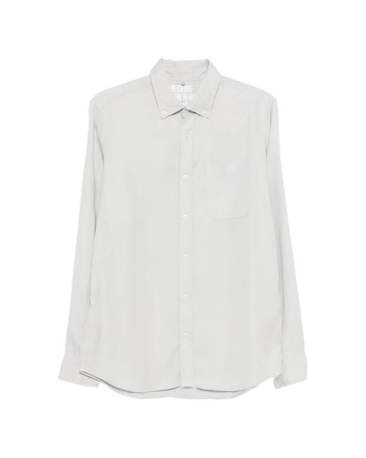 Ecoalf White Antejo Button-Up Shirt for men