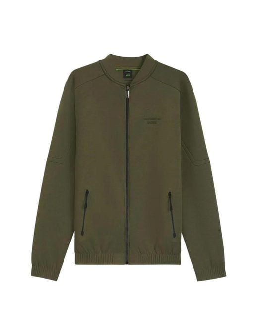 Boss Green X Porsche Logo-Embroidered Zip-Up Jacket for men