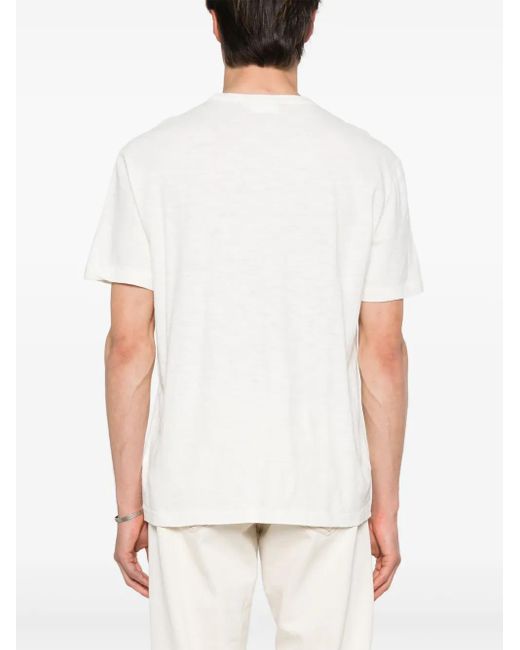 Calvin Klein White Logo-Detail T-Shirt for men