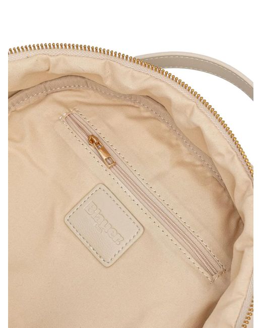 Blauer Natural Logo-Plaque Pebbled Backpack