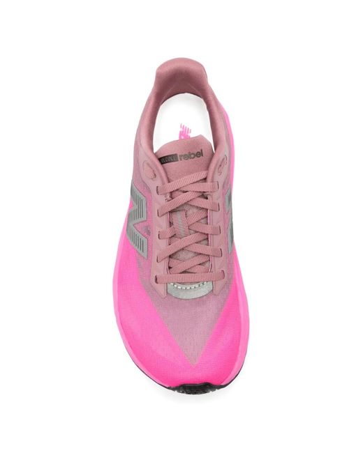 New Balance Pink Fuelcell Rebel V5 Performance Sneakers