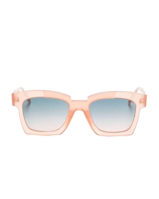Kuboraum Blue Maske M5 Rectangle-frame Sunglasses